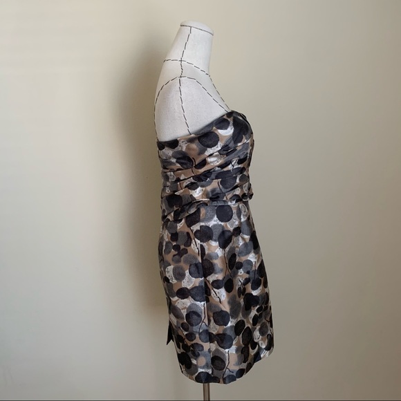 NWT Ports 1961 Strapless Corset Circle Print Dress - Picture 7 of 13